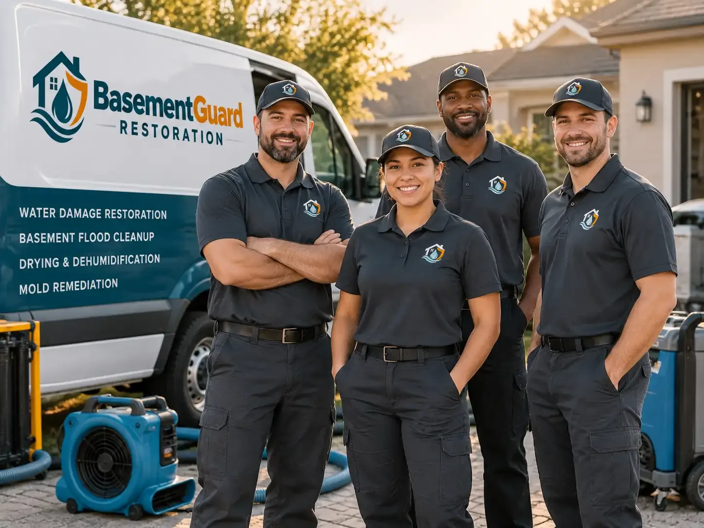 Basement Water Damage Restoration company in River Pines, CA